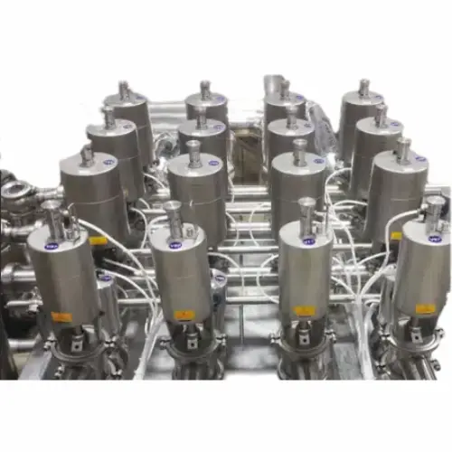 วาล์วสุขาภิบาล-ติดตั้งในอาหารและเครื่องดื่ม-แปรรูป-ท่อ-โดย-Vcore-Valve