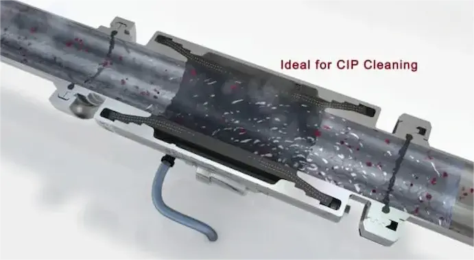 표면이 매끄러워 세척이 용이한 위생용 밸브와 산업용 밸브