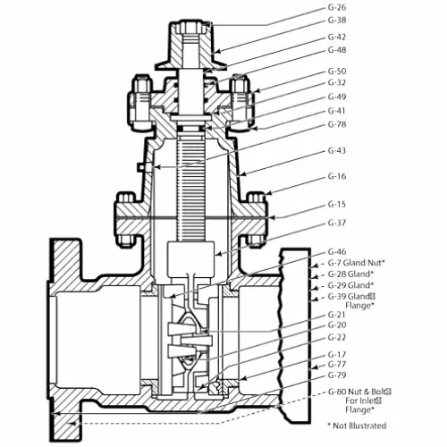 Конструкция врезного клапана