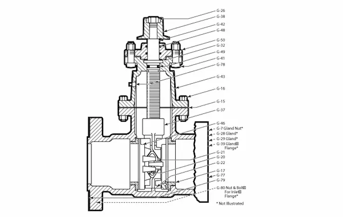 Конструкция врезного клапана