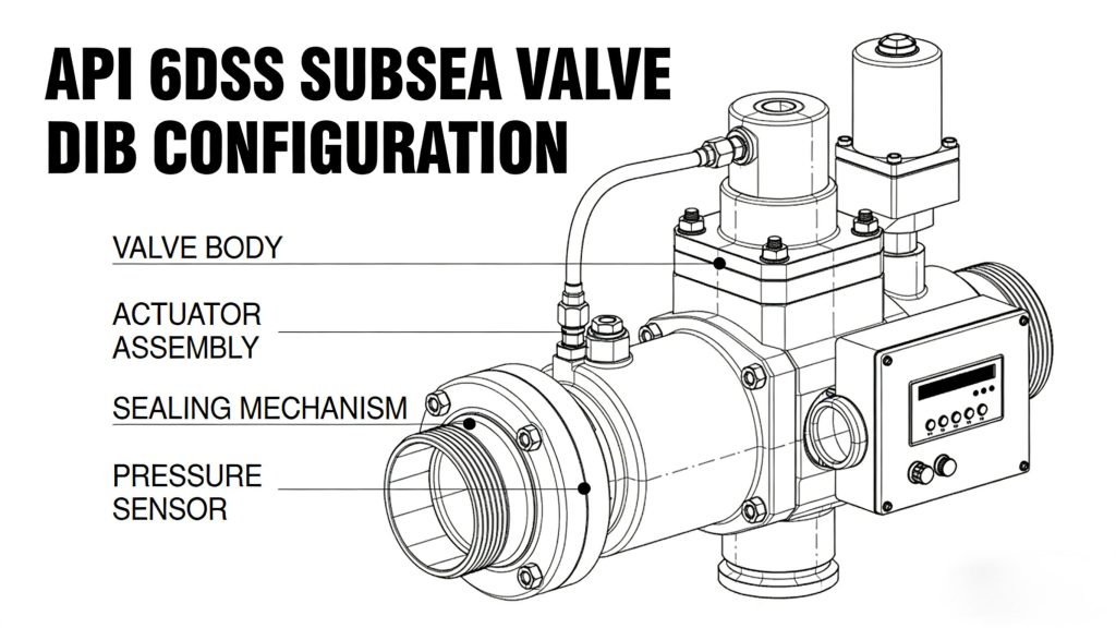 API 6DSS Subsea Valves Double Isolation and Bleed (DIB) design diagram API 6DSS Subsea Valves Double Isolation and Bleed (DIB) design diagram