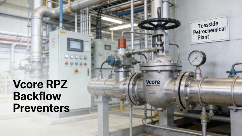 Предотвратители обратного потока Vcore RPZ установлены на нефтехимическом заводе в Тиссайде