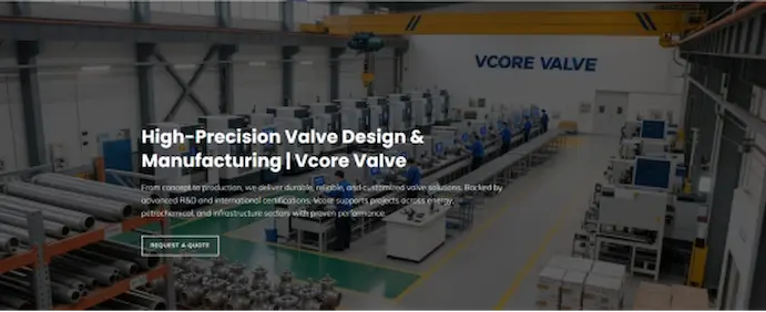 Vcore-Valve - - - ผู้ผลิตวาล์วเชิงอุตสาหกรรมที่มุ่งเน้นโครงการ