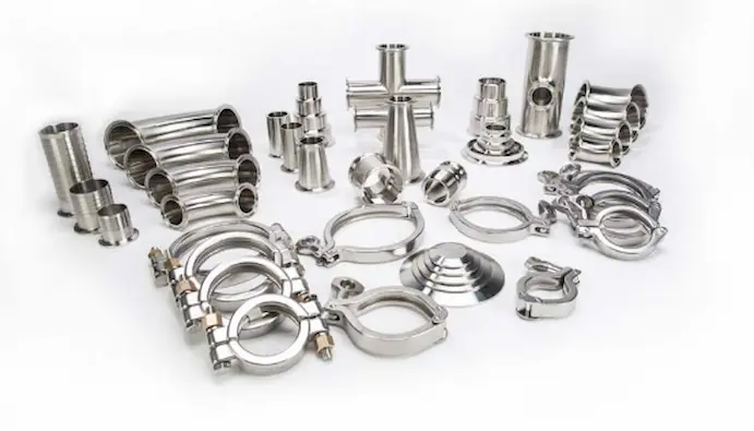 đèn-kết nối-vệ sinh-hệ thống đường ống-thép không gỉ.