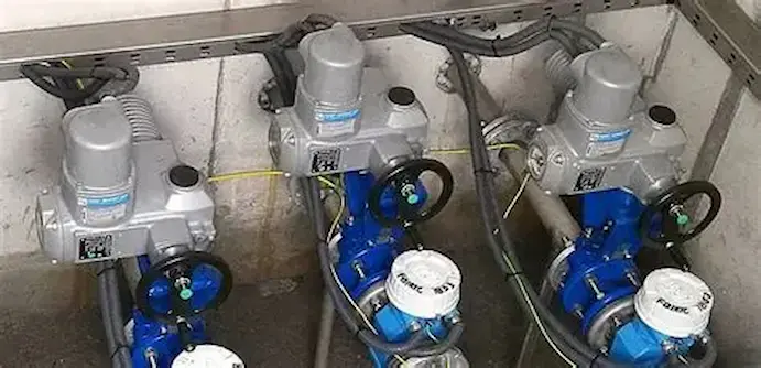 산업용 변조 밸브 자동화