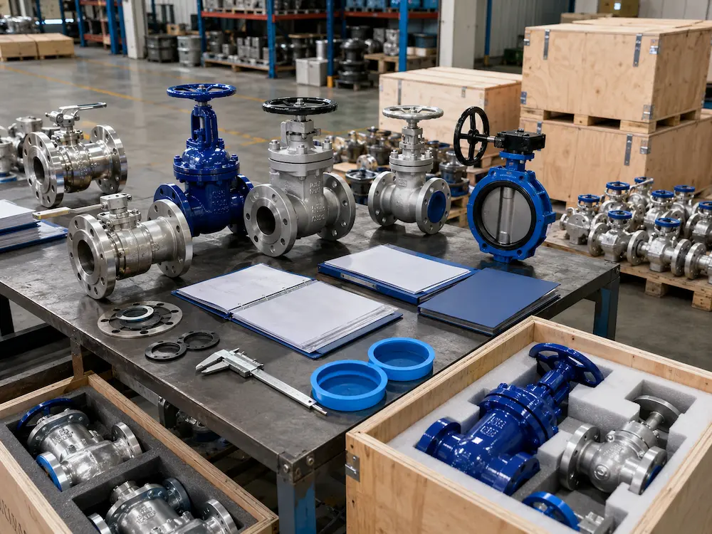 Industrial valve quality inspection and export packing for global buyers Industrial valve quality inspection and export packing for global buyers