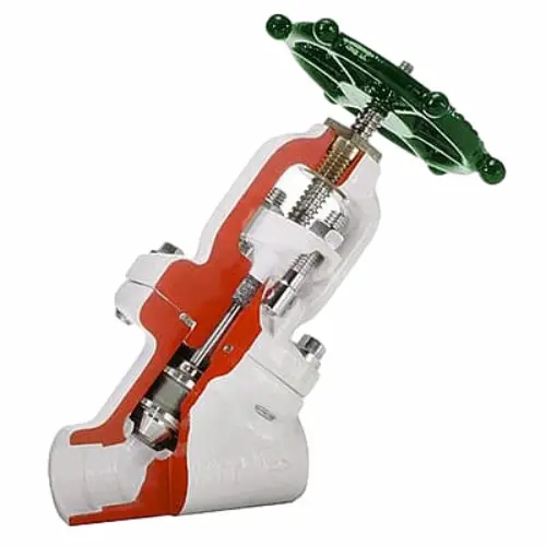 Schrägkugelventil-Struktur