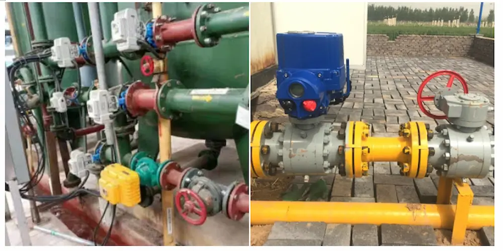 Electric actuator used with ball valve and butterfly valve in industrial pipeline systems Electric actuator used with ball valve and butterfly valve in industrial pipeline systems
