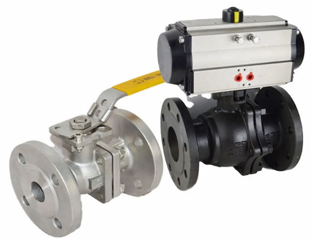 Válvula de bola eléctrica de acero inoxidable para automatización industrial y operación remota