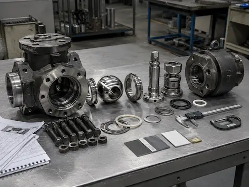 High pressure ball valve body ball seat and stem structure