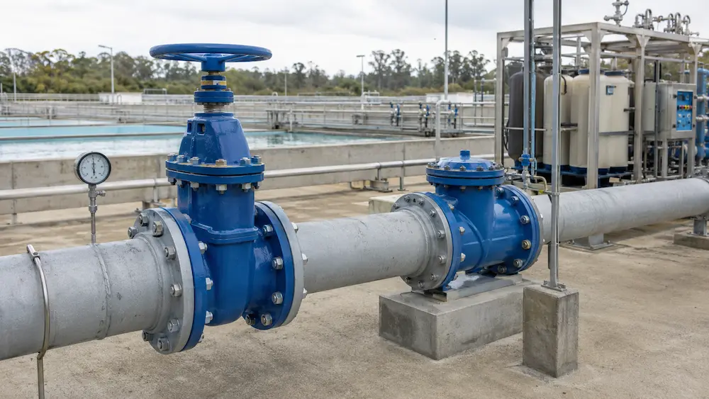 Wasseraufbereitungsventillösungen für Filtrationsabwasser- und Pumpstationsleitungen