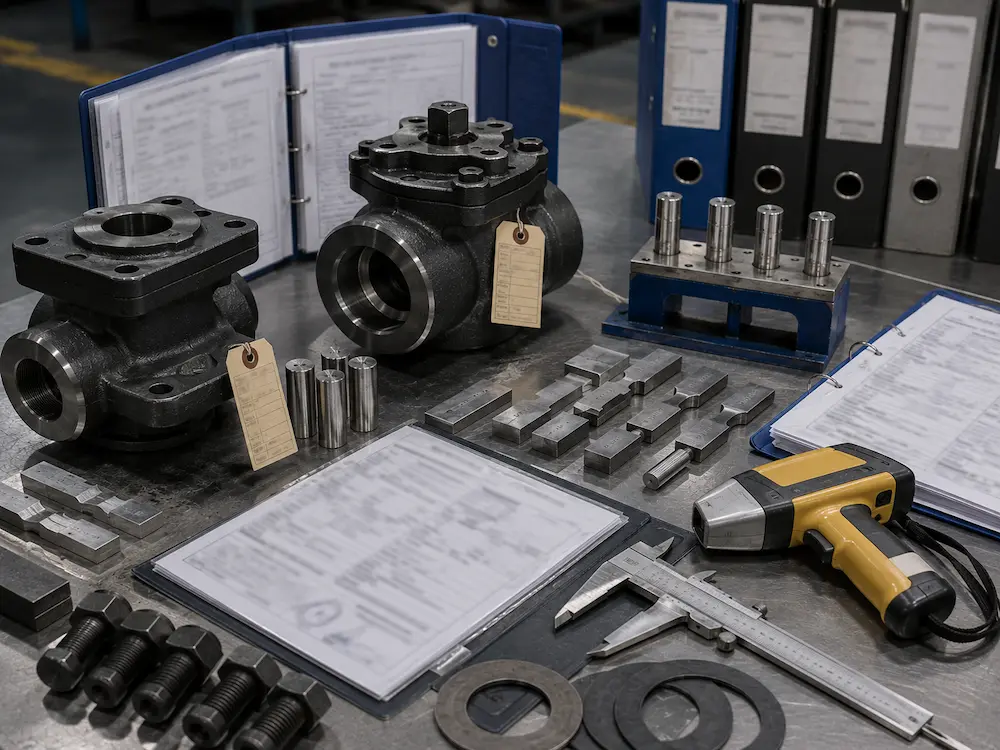 A105 and LF2 valve material certificate and impact test inspection A105 and LF2 valve material certificate and impact test inspection