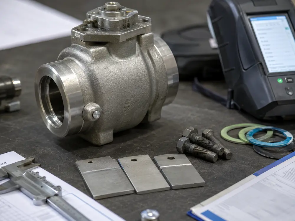 ASTM A182 F51 forged duplex stainless steel valve material