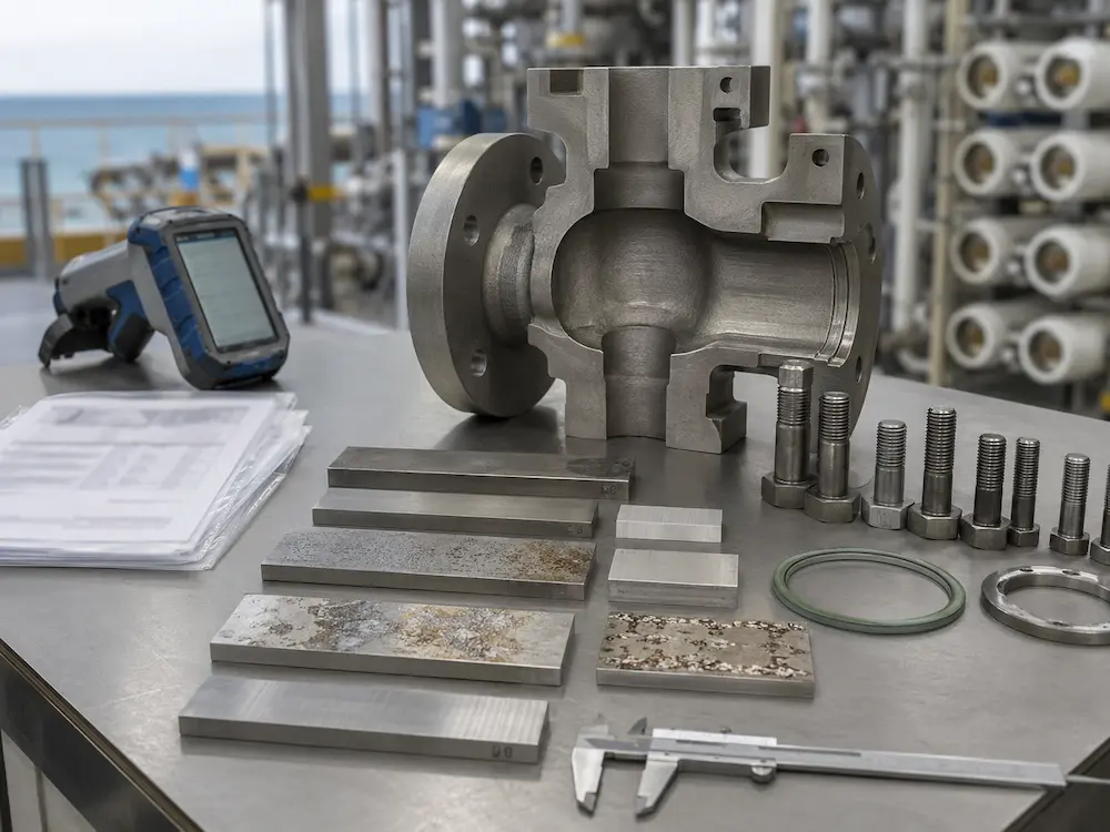 ASTM A182 F53 forged super duplex valve material for severe seawater service