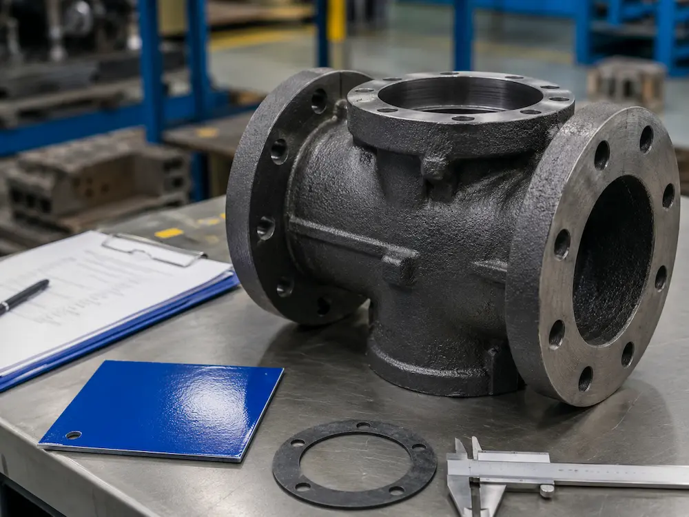 Cast iron valve body inspection for low pressure water and HVAC service