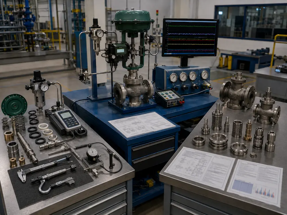 Control valve repair tuning or reselection engineering decision