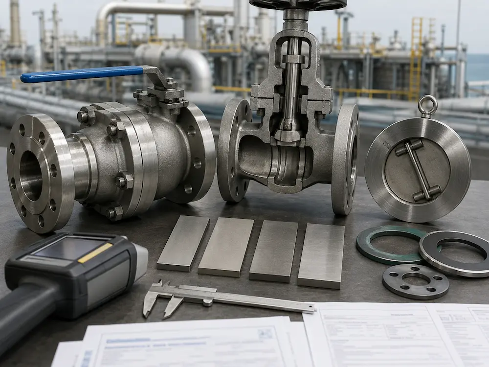 Duplex stainless steel valves for seawater offshore and corrosive service