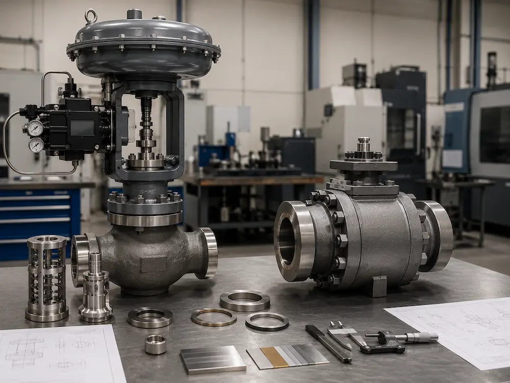 مقارنة صمام التحكم بالضغط العالي والصمام الكروي عالي الضغط بواسطة Vcore Valve