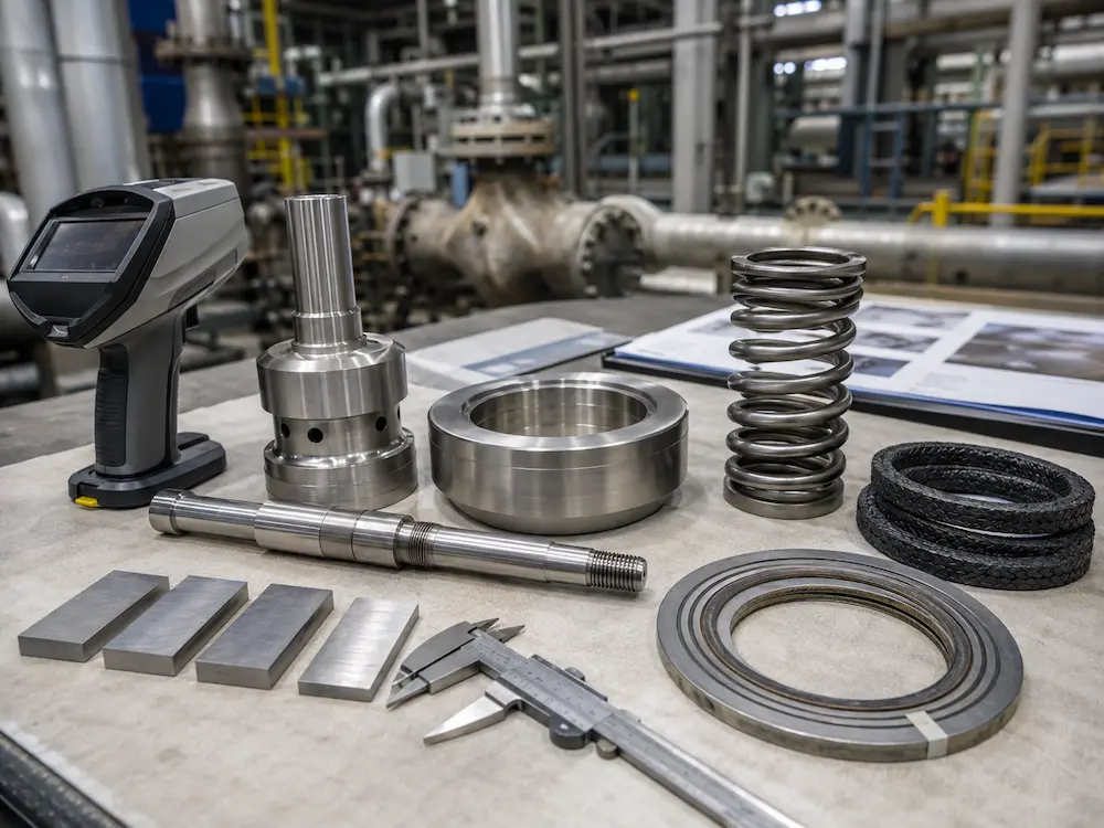 Inconel valve trim for high temperature corrosive and severe service