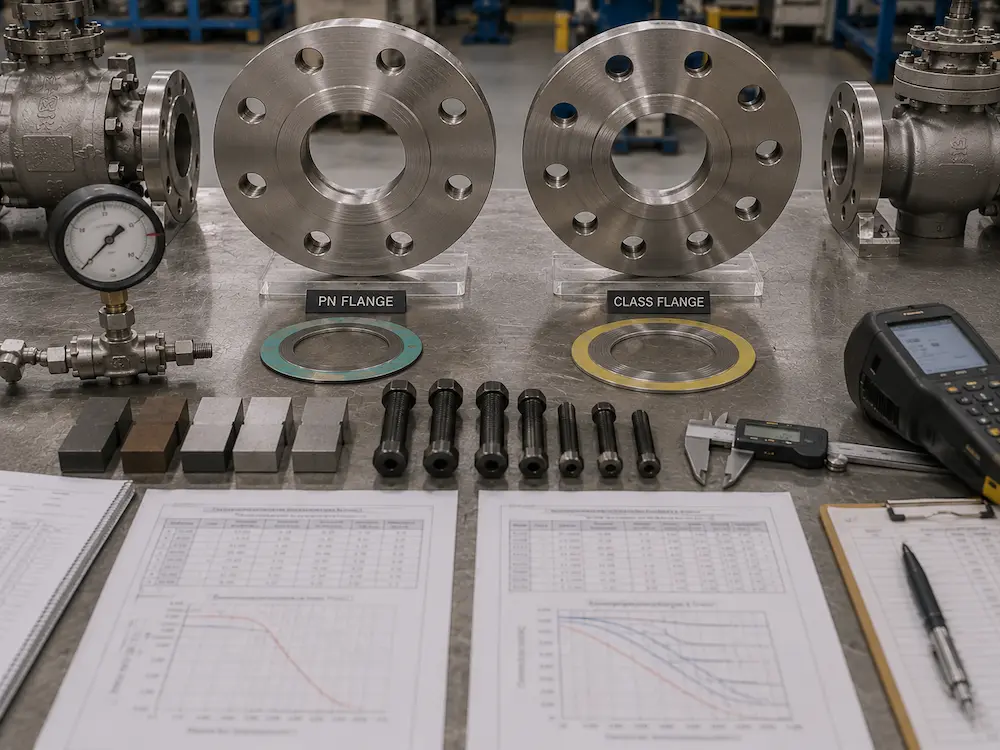 PN vs Class valve rating comparison for industrial valve selection