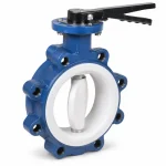 PTFE gevoerde vlinderklep
