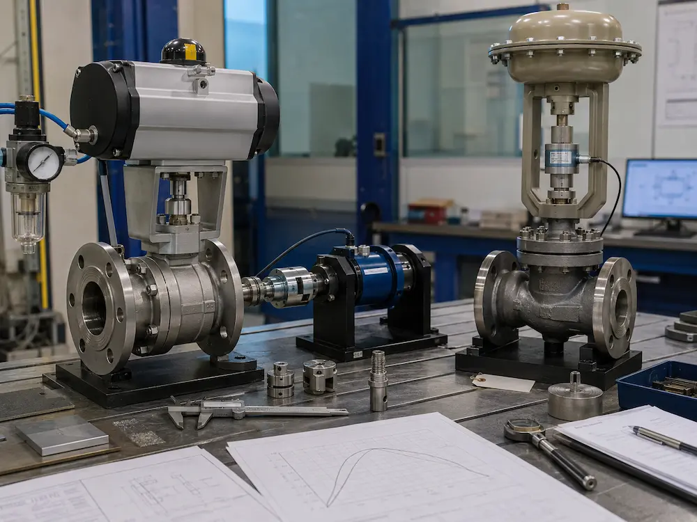 Valve actuator torque and thrust sizing verification