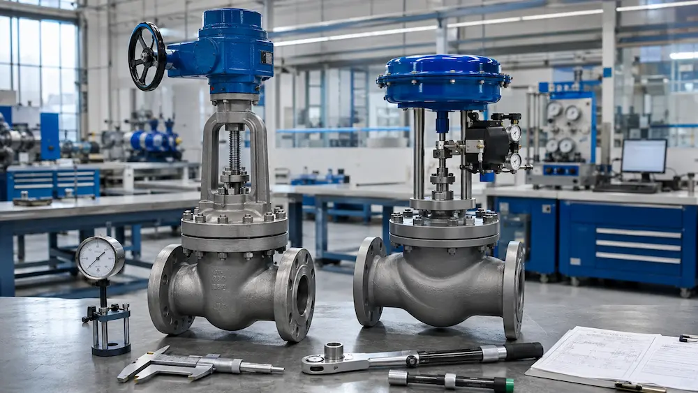 Valve stem thrust calculation review for rising-stem gate and globe valve actuator sizing