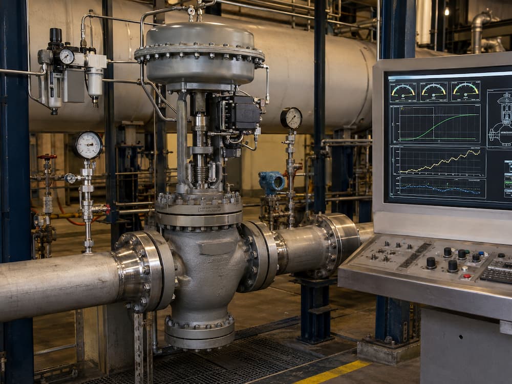 High pressure steam control valve selection for power plant steam service