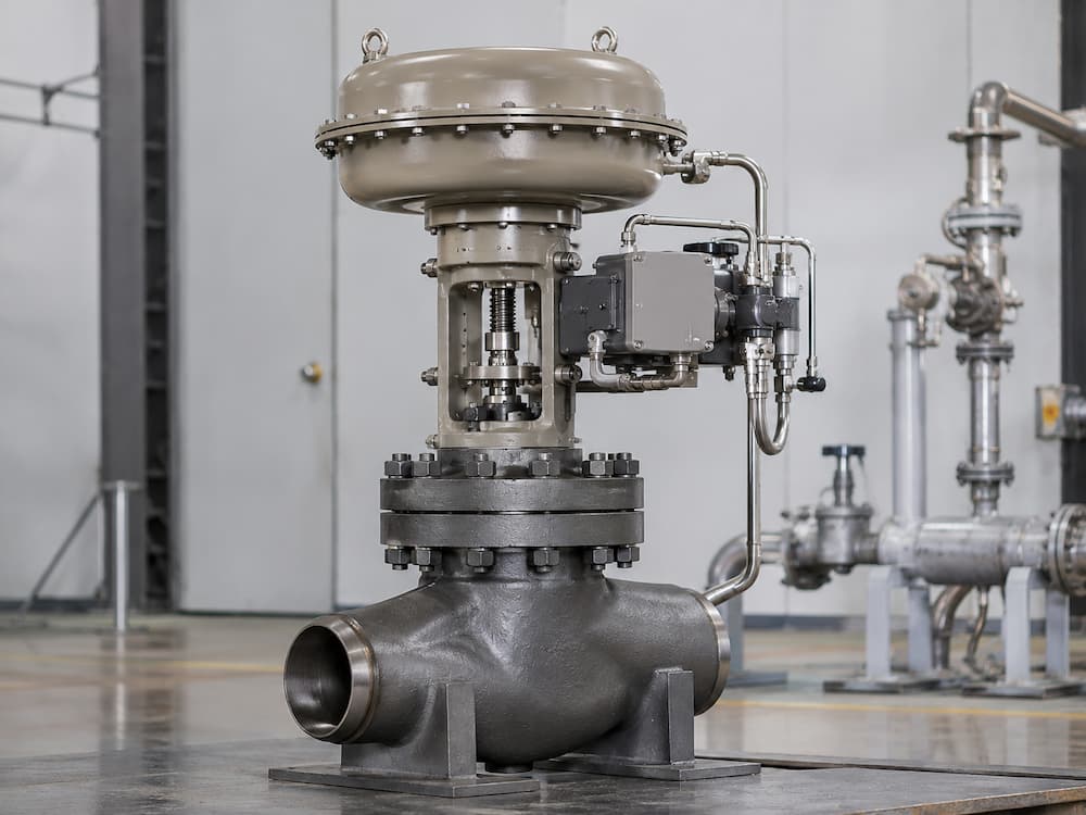High pressure steam control valve for PRDS pressure reduction
