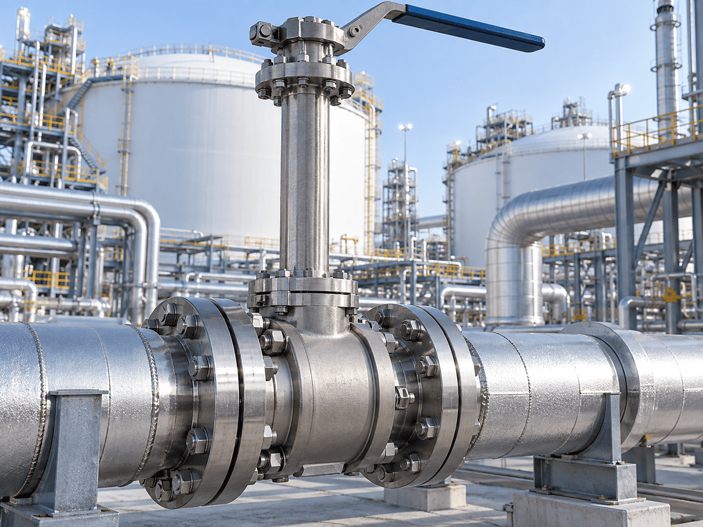 Cryogenic ball valve for LNG with extended bonnet and low temperature construction