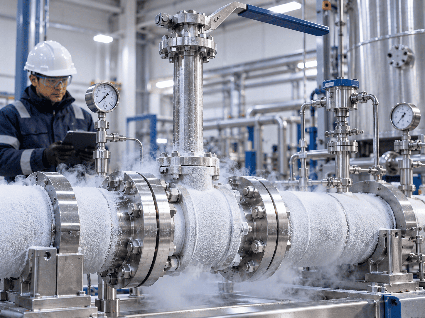 Cryogenic ball valve testing for LNG project procurement