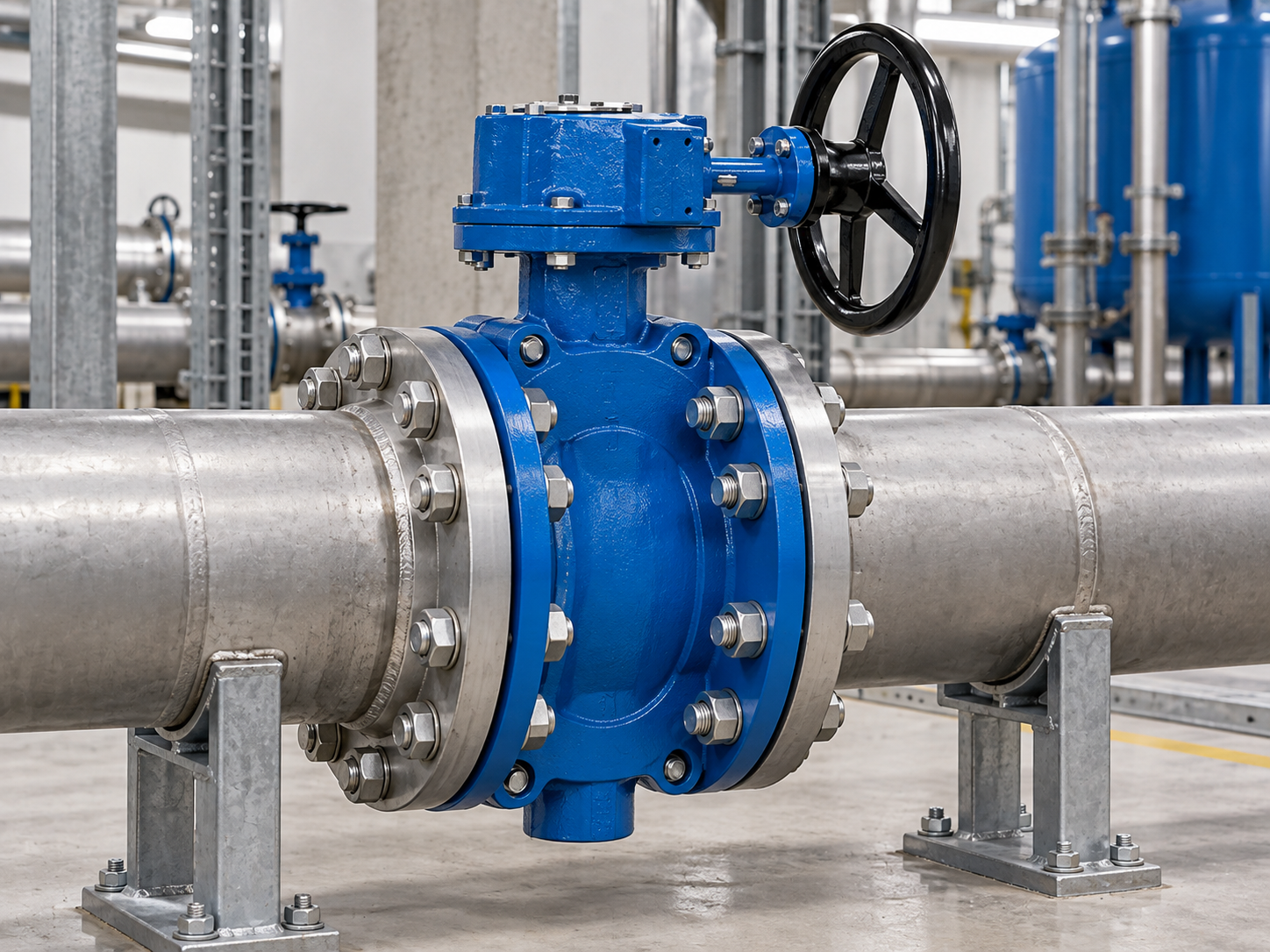 Double offset butterfly valve structure showing eccentric shaft disc and seat geometry