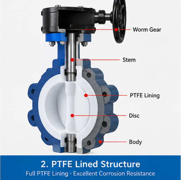 Butterfly valve selection for chemical seawater brine and desalination service