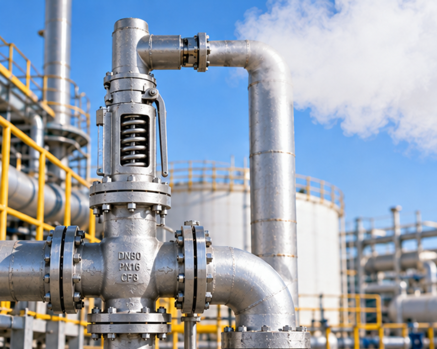 Full lift spring safety valve and liquid relief valve sectional engineering comparison