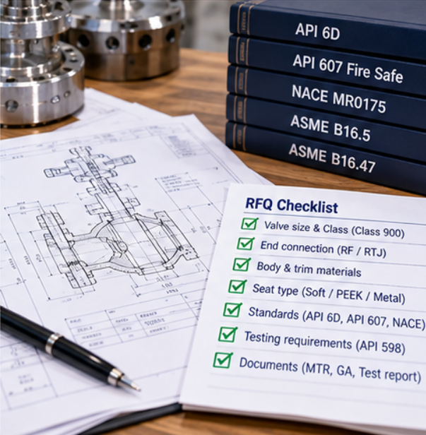 Factory pressure testing of a high pressure trunnion ball valve