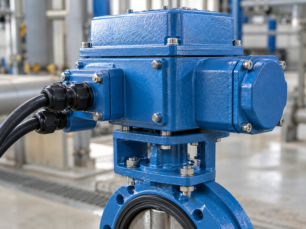 Actuator housing coating inspection at cover edges bolts and mounting surfaces