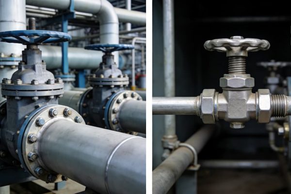 Flanşlı vanalar ve vidalı vanaların endüstriyel uygulama karşılaştırması